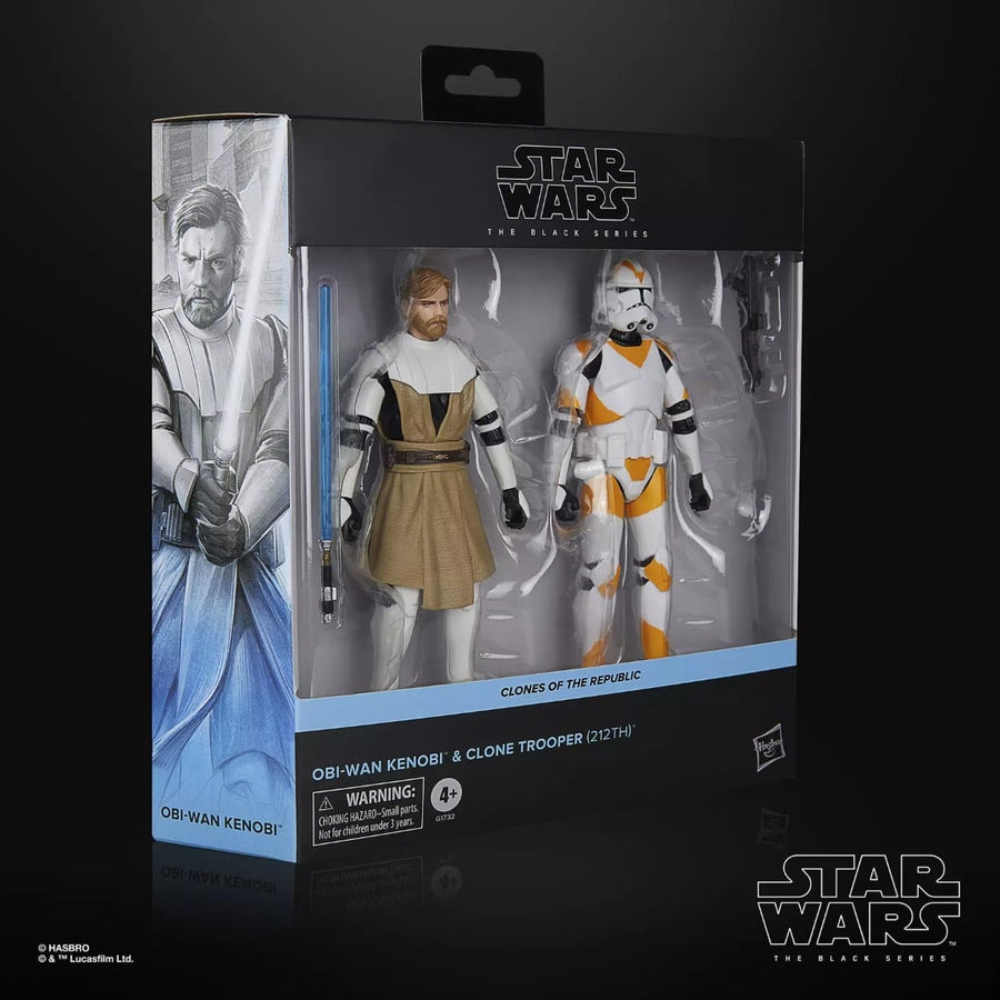 Star Wars Clones of the Republic #03 – Obi-Wan Kenobi & Clone Trooper (212th) | Black Series