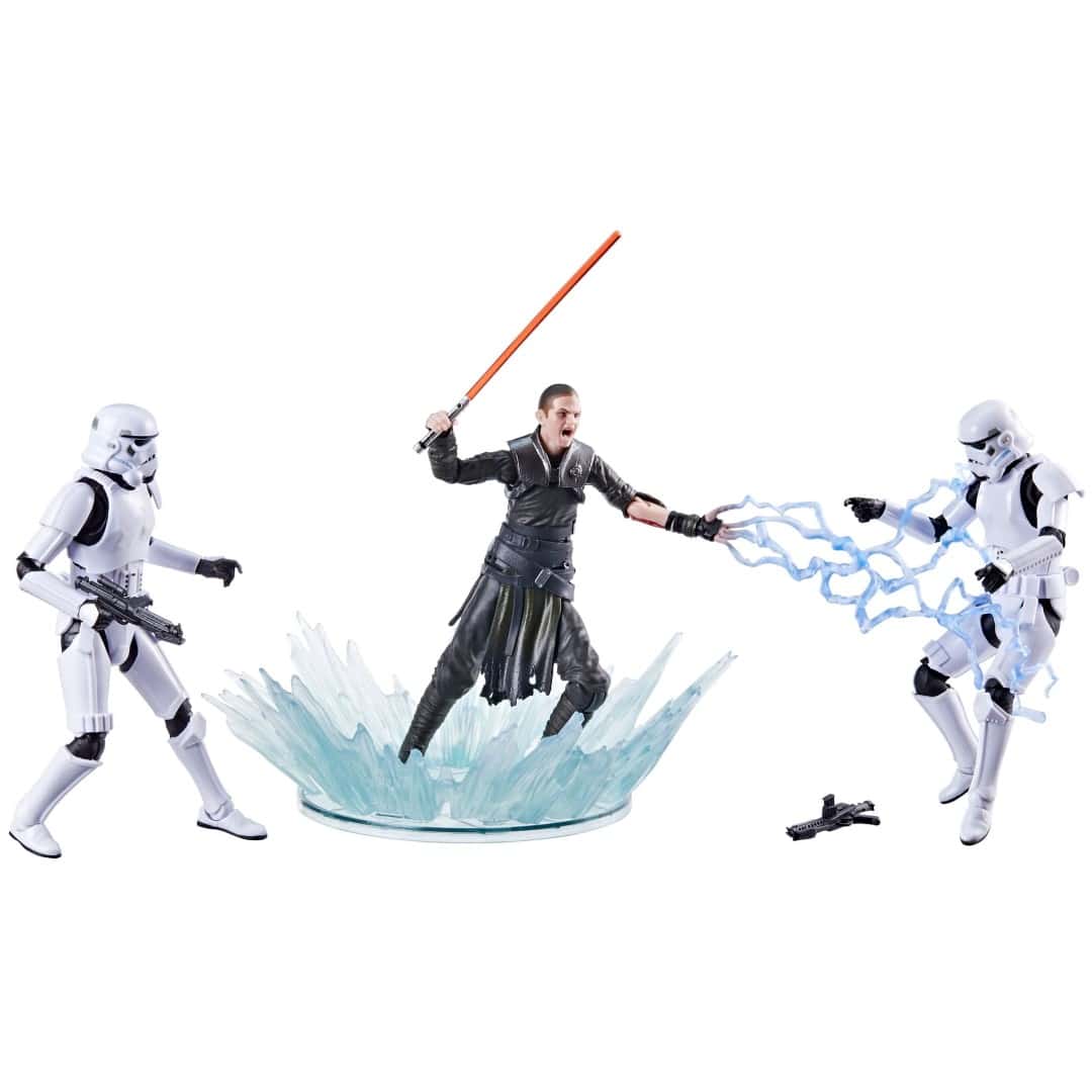 Star Wars Hasbro Figur Starkiller & Stormtroopers Pack Fig. 15 cm Star Wars the Force Unleashed The Black Series