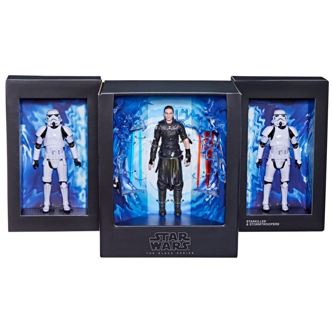 Star Wars Hasbro Figur Starkiller & Stormtroopers Pack Fig. 15 cm Star Wars the Force Unleashed The Black Series
