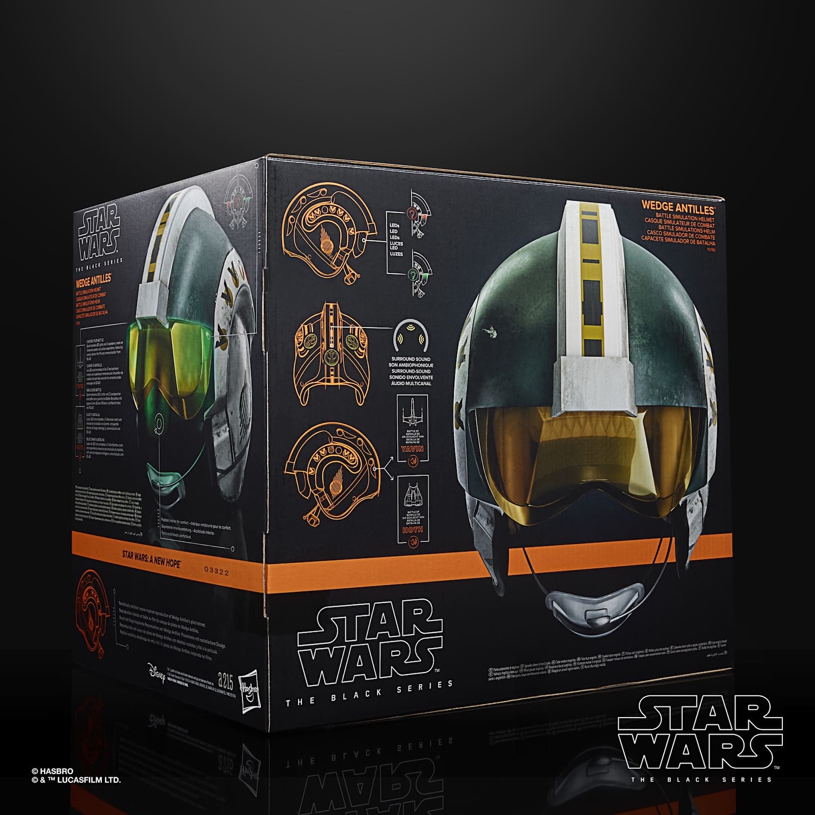 Star Wars Black Series - Elektronischer Helm - Wedge Antilles 2021