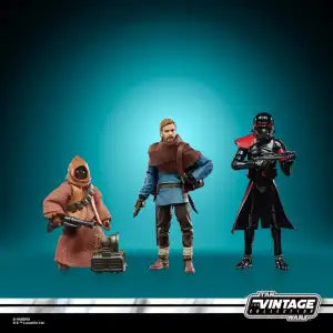 Star Wars Vintage Collection - Obi-Wan Kenobi - Obi-Wan-Kenobi (Tibidon Station) / Purge trooper / Teeka -3er-Pack