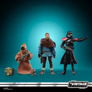 Star Wars Vintage Collection - Obi-Wan Kenobi - Obi-Wan-Kenobi (Tibidon Station) / Purge trooper / Teeka -3er-Pack