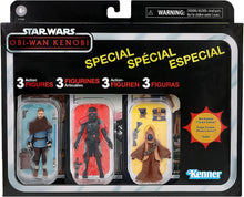 Star Wars Vintage Collection - Obi-Wan Kenobi - Obi-Wan-Kenobi (Tibidon Station) / Purge trooper / Teeka -3er-Pack