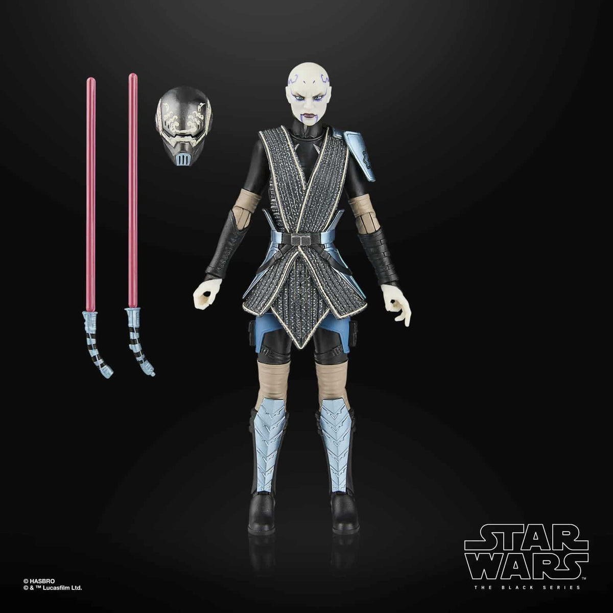 THE CLONE WARS – Asajj Ventress (Kopfgeldjägerin) – Figur der Black Series, 15 cm