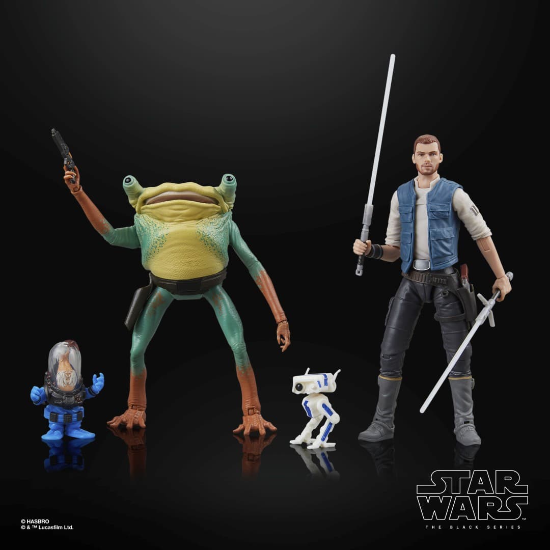 Star Wars Black Series - Jedi Survivor - Cal Kestis / Turgle & Skoova Stev