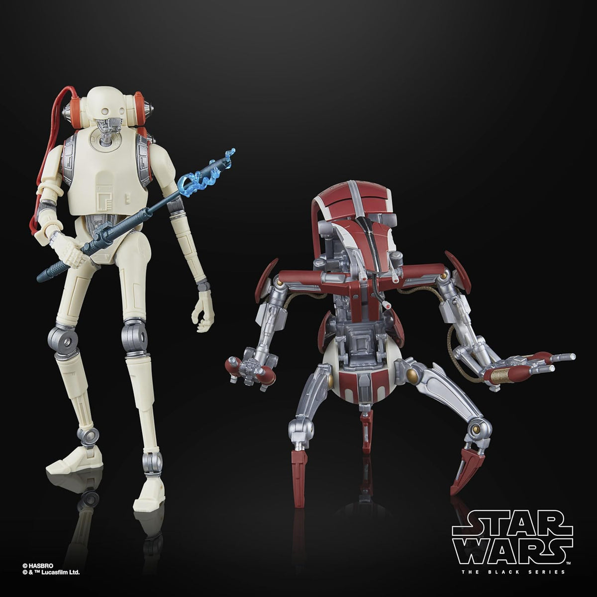 Star Wars Black Series - Jedi Survivor - KX Security Droid Enforcer & Droideka