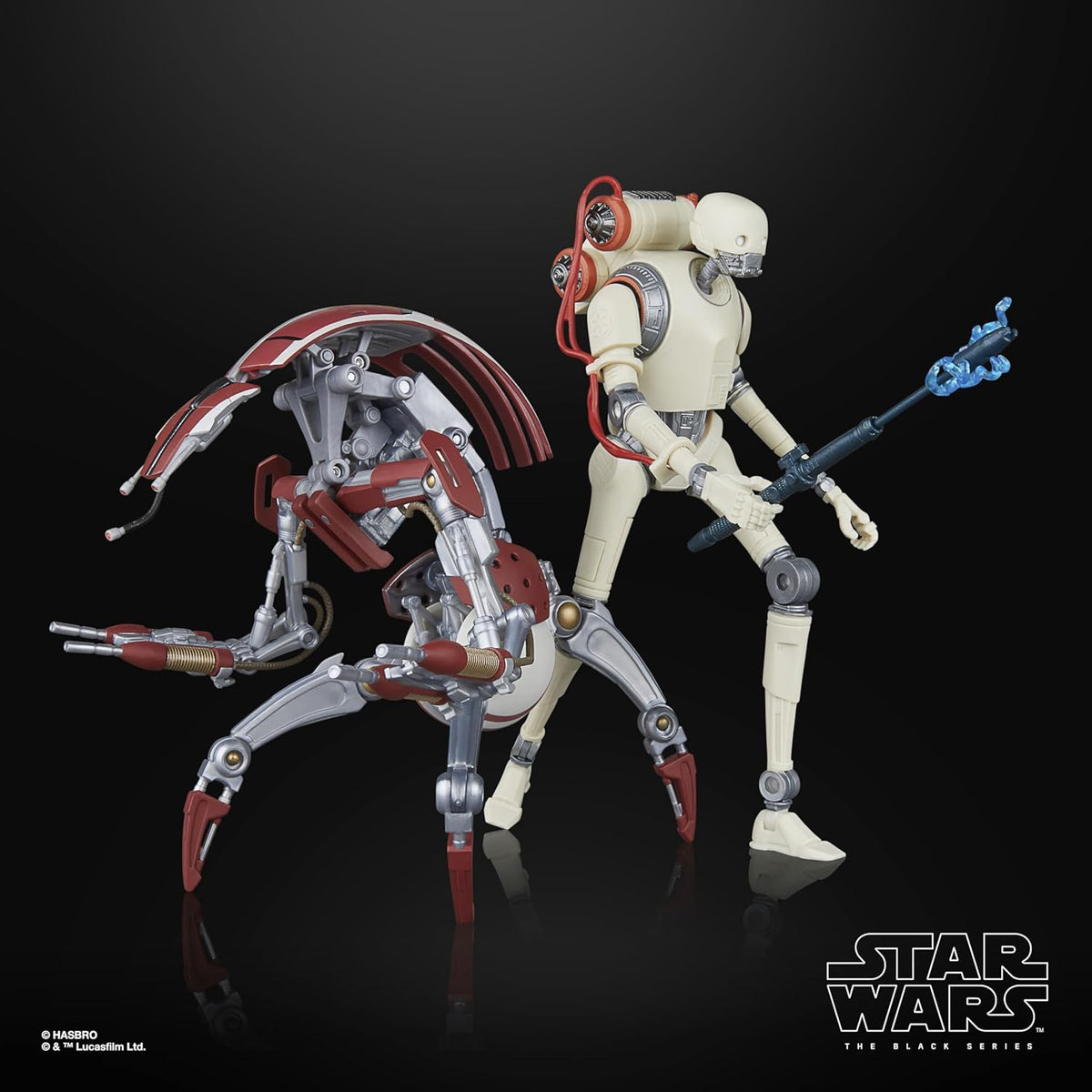 Star Wars Black Series - Jedi Survivor - KX Security Droid Enforcer & Droideka