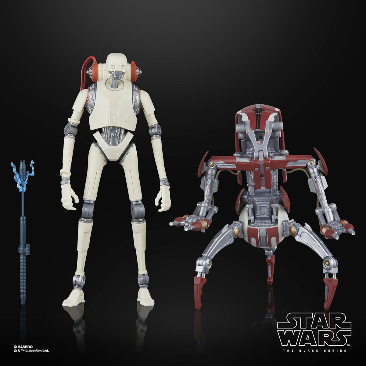 Star Wars Black Series - Jedi Survivor - KX Security Droid Enforcer & Droideka