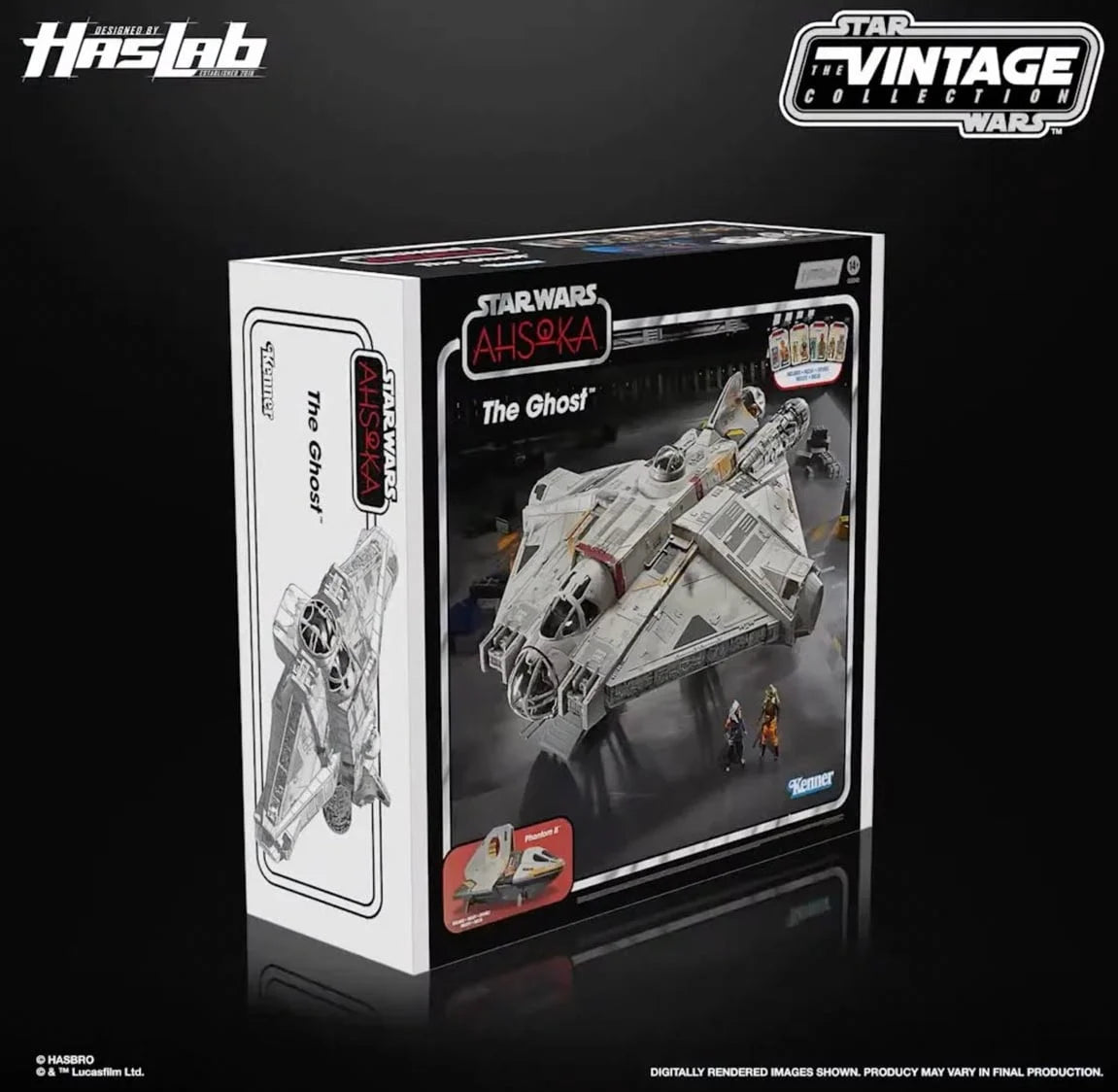 Star Wars Vintage Collection - Ahsoka - The Ghost (inkl. Figuren und Zubehör)