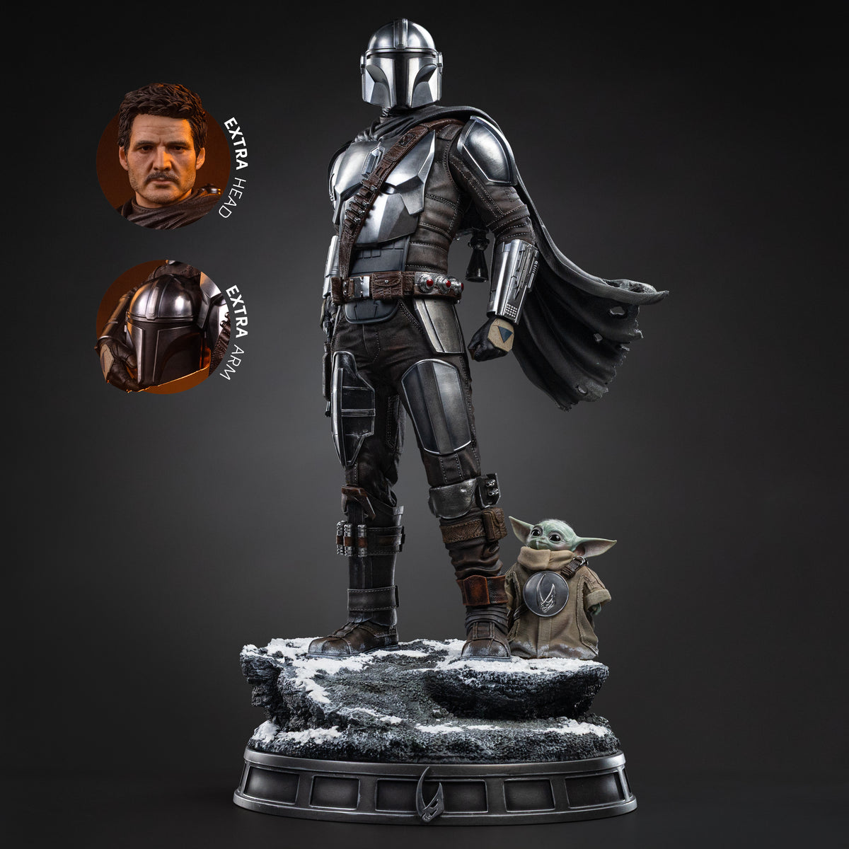 The Mandalorian & Grogu Statue – Legacy Replica im Maßstab 1/4