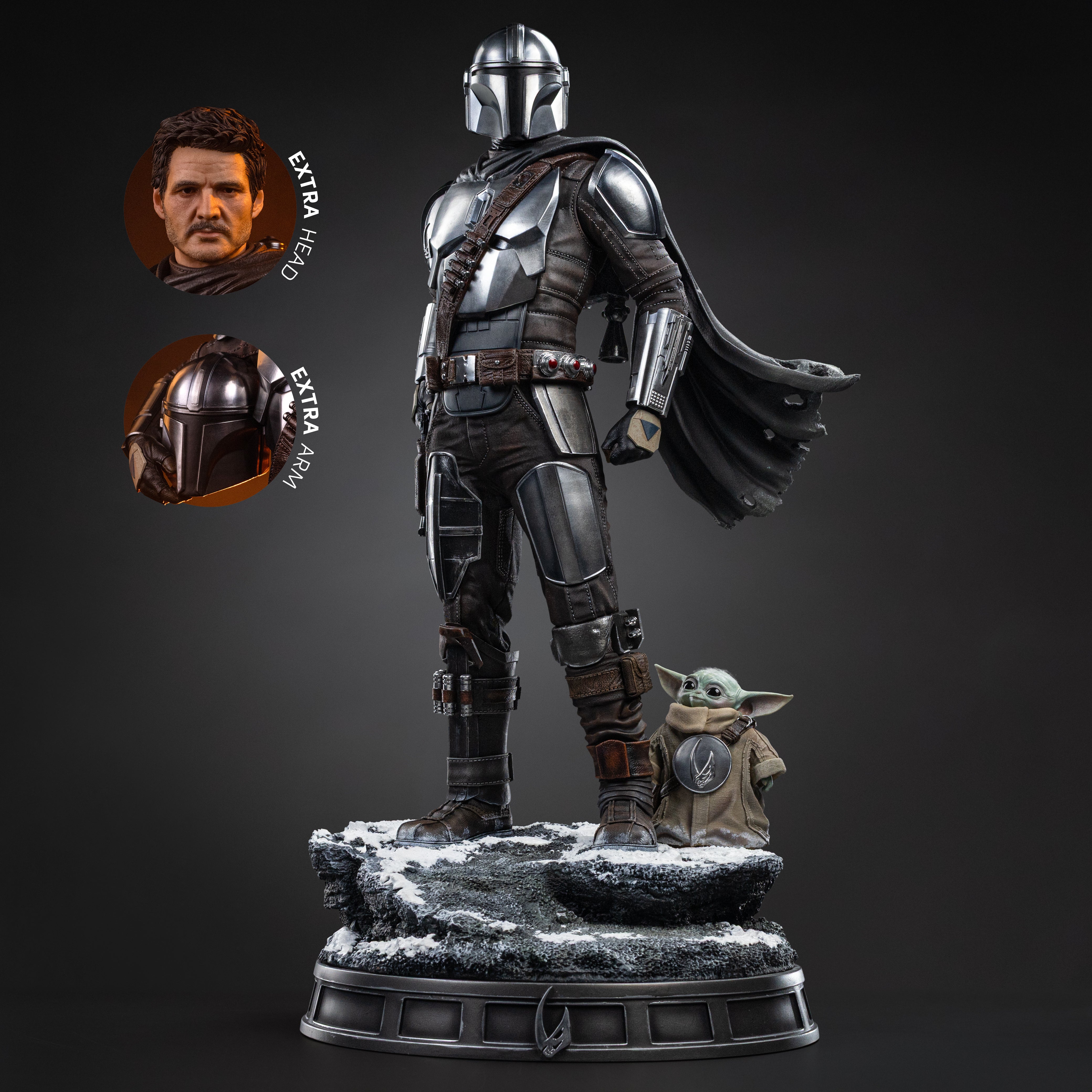 The Mandalorian & Grogu Statue – Legacy Replica im Maßstab 1/4