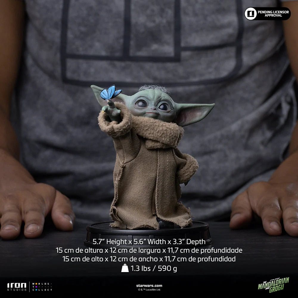 Star Wars Grogu Butterfly Wonder Statue – Mandalorian und Grogu Film – Grogu Kollektion