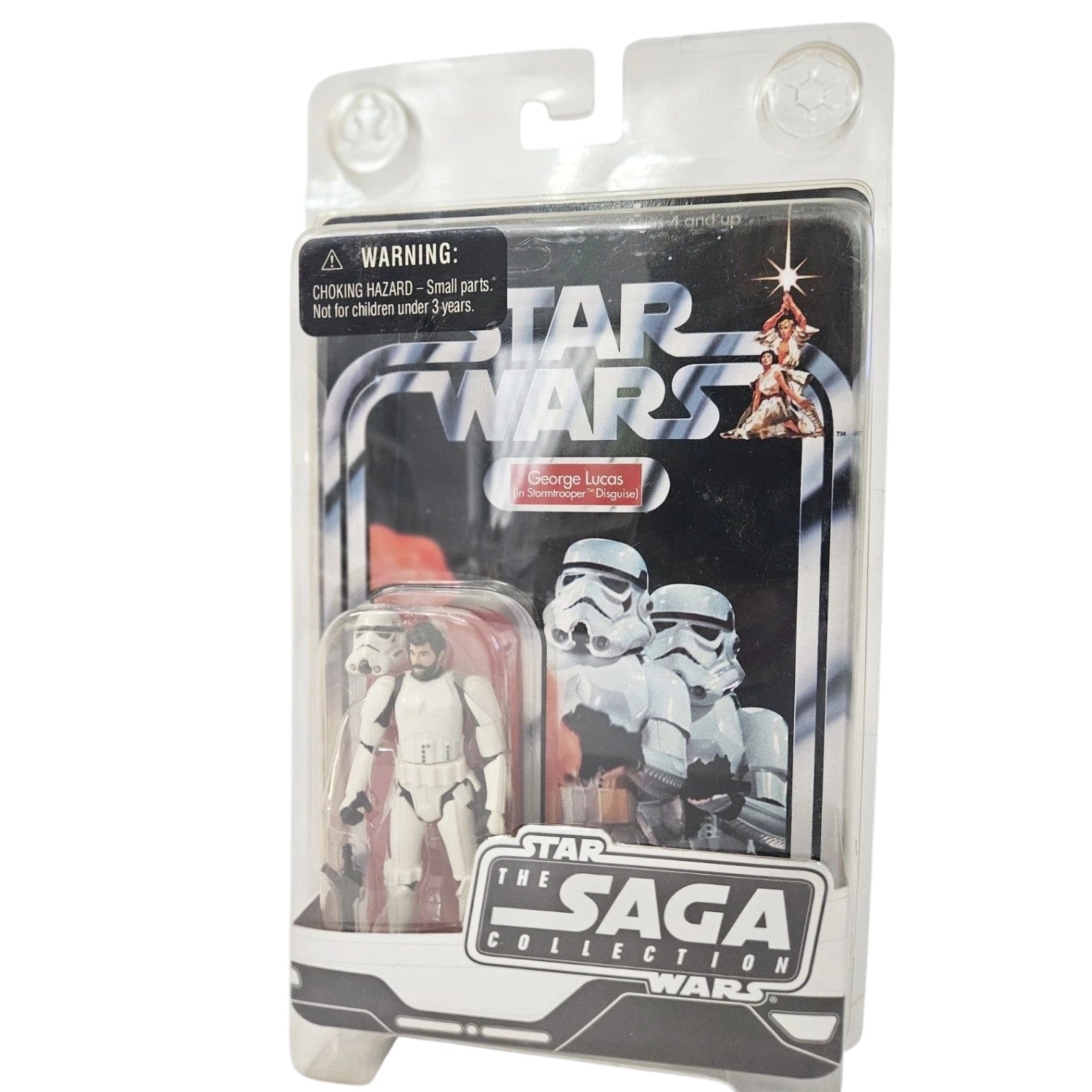 Star Wars The Saga Collection - Georg Lucas (Stormtrooper Disguise) 2006 im Orig. Mailer