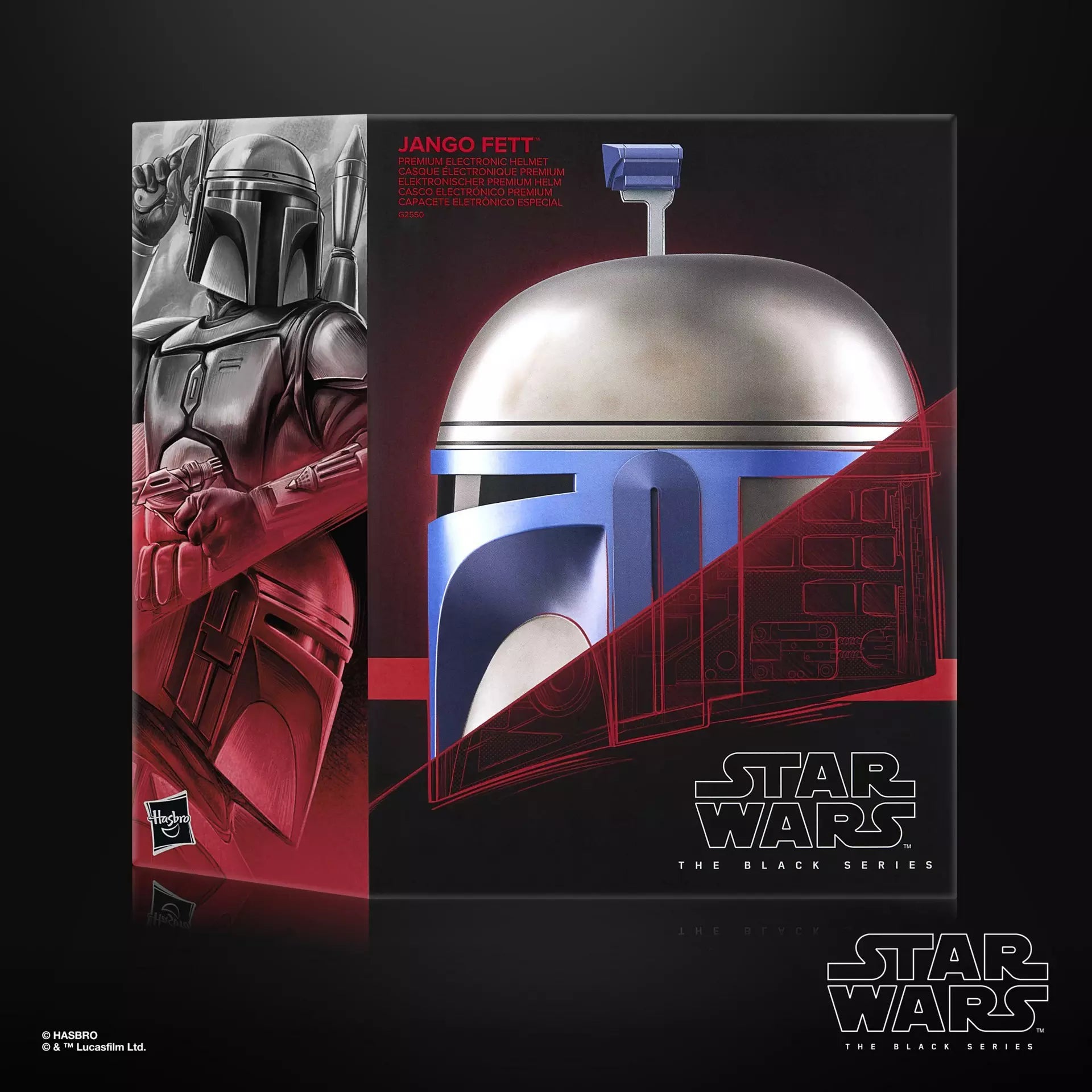 PRE-ORDER: Star Wars The Black Series Jango Fett elektronischer Rollenspiel-Helm | Jedi World