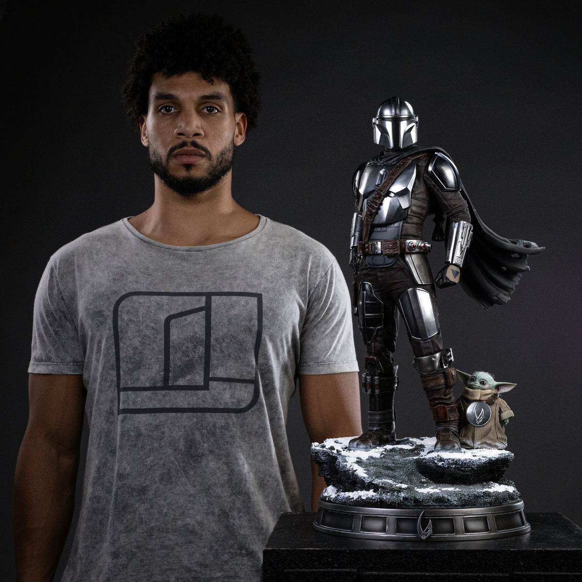 The Mandalorian & Grogu Statue – Legacy Replica im Maßstab 1/4