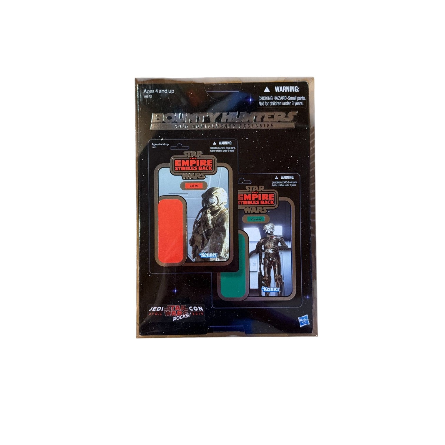 Star Wars Vintage Collection - Bounty Hunters Pack - 30th Anniv.- 4 Lom & Zuckuss im Schutzblister