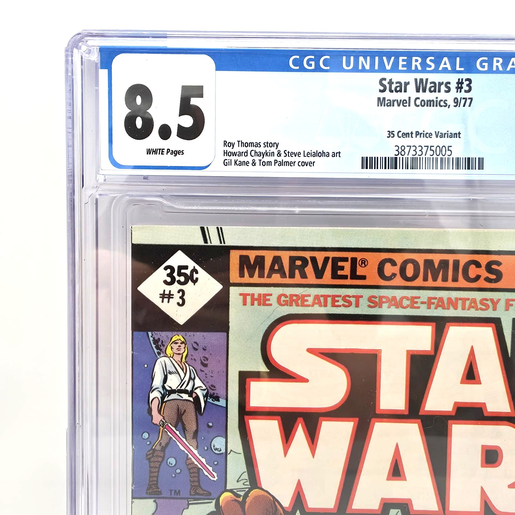 Star Wars Comic #3 (1977) – 35 Cent Price Variant – CGC 8.5 White Pages