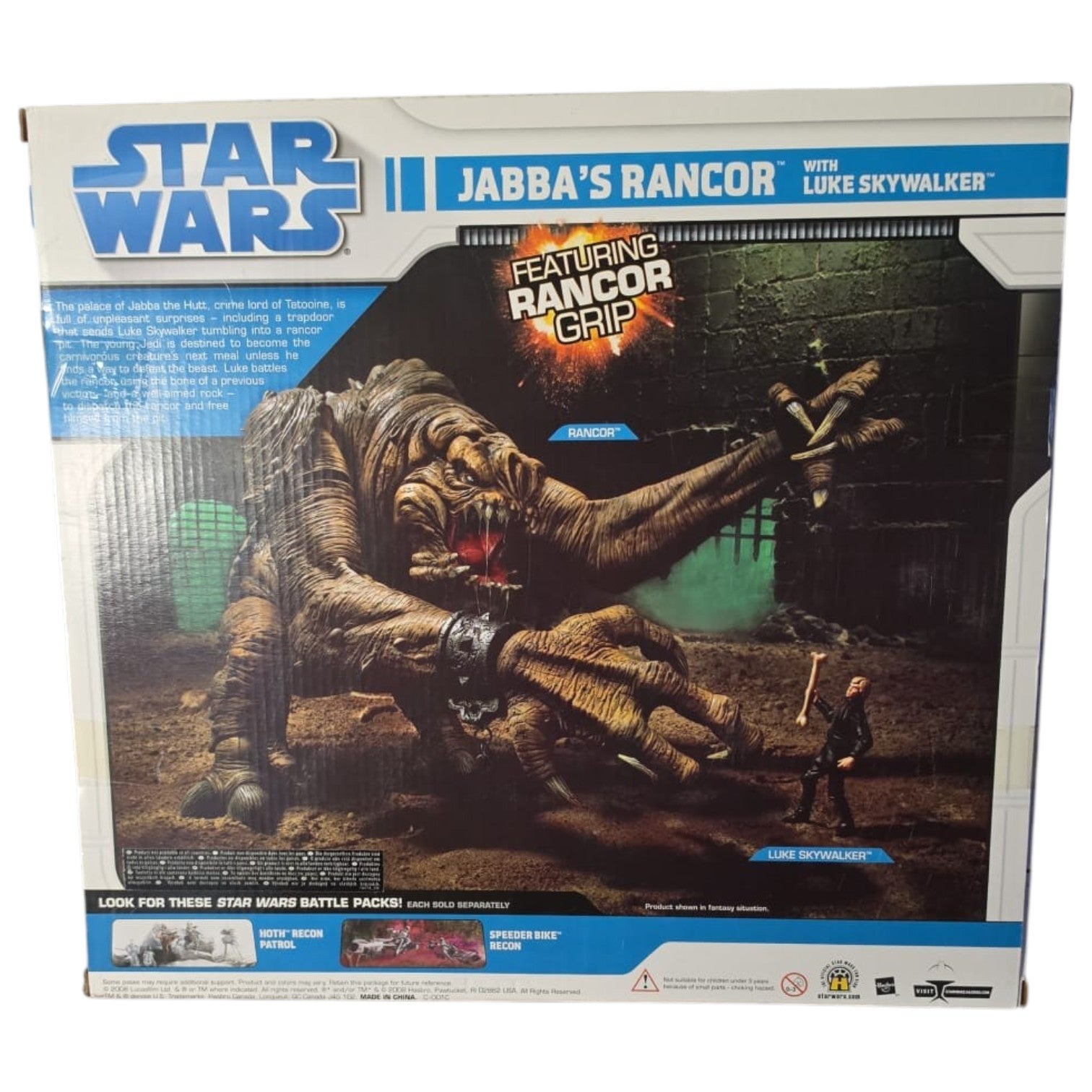 Star Wars - Legacy Collection - Jabbas Rancor with Luke Skywalker 2008