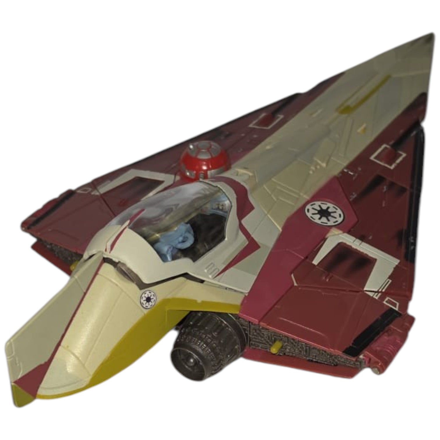 Star Wars - 30th Anniversary Collection - Obi-Wan Kenobis Jedi Starfighter mit Hyperraum-Ring 2007 (lose / gebraucht)