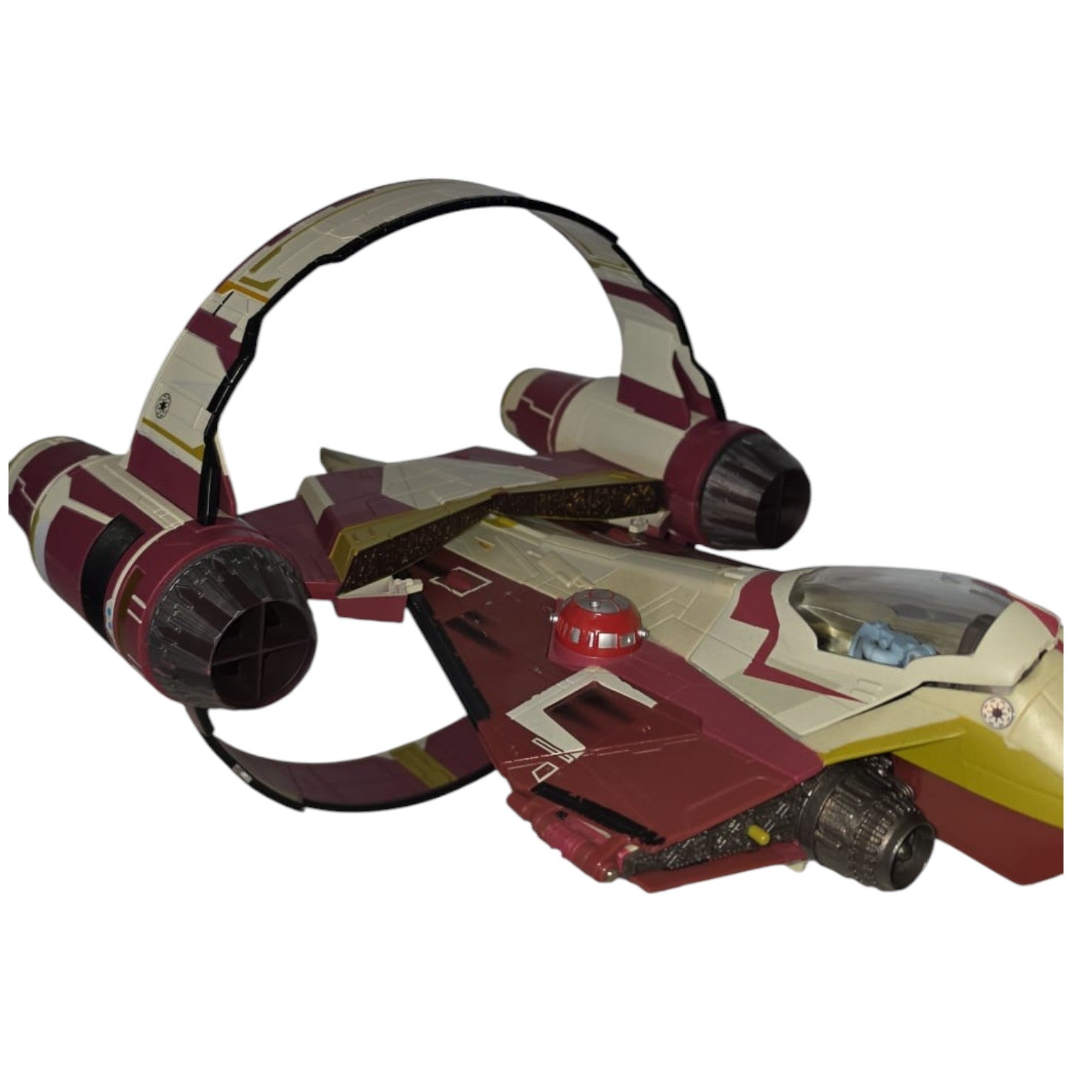 Star Wars - 30th Anniversary Collection - Obi-Wan Kenobis Jedi Starfighter mit Hyperraum-Ring 2007 (lose / gebraucht)