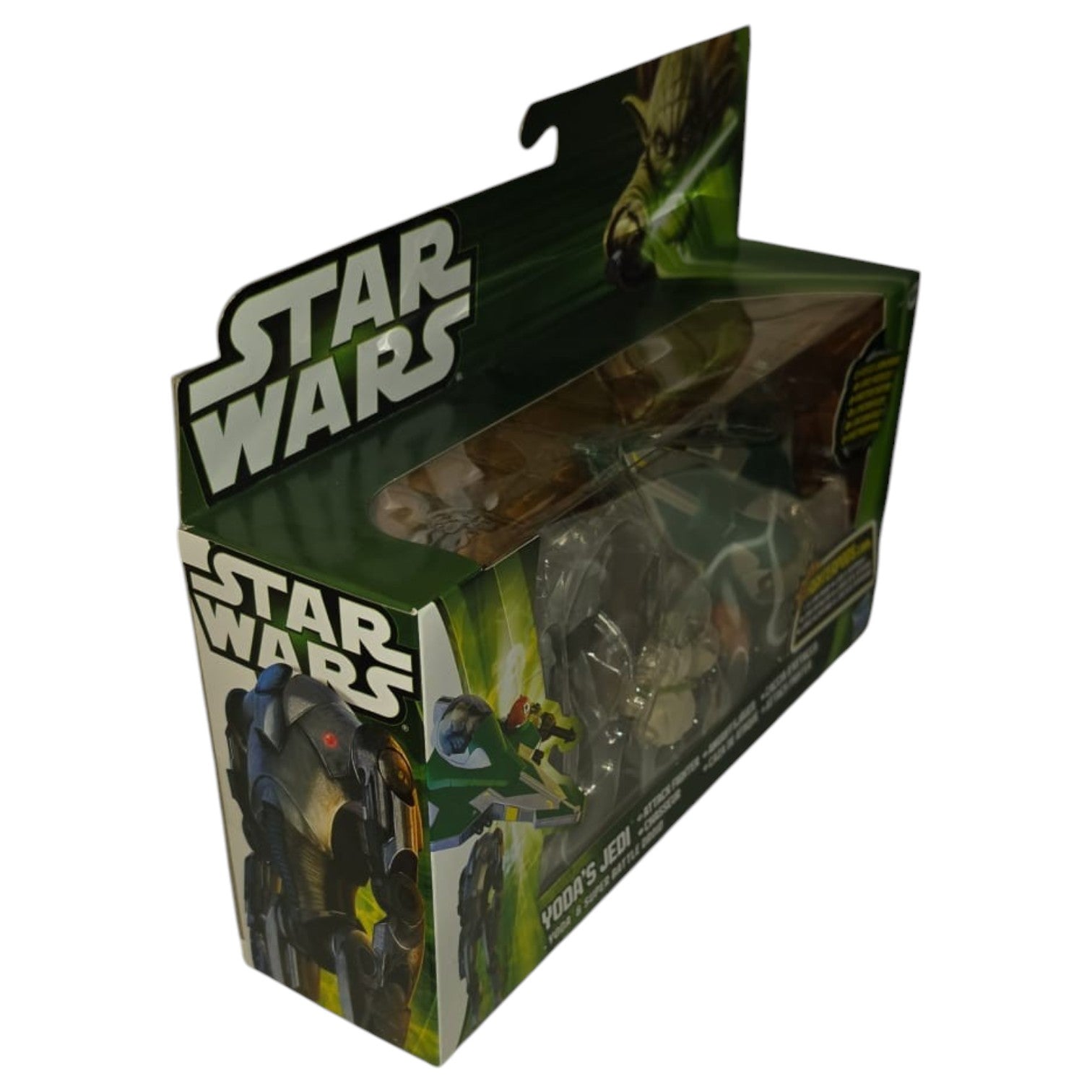 Star Wars - The Clone Wars - Yodas Jedi Attack Fighter / Yoda & Super Battle Droid 2013