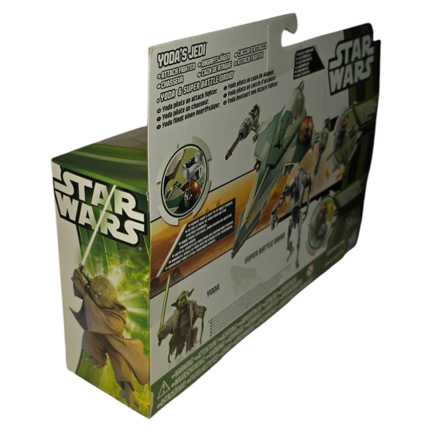 Star Wars - The Clone Wars - Yodas Jedi Attack Fighter / Yoda & Super Battle Droid 2013