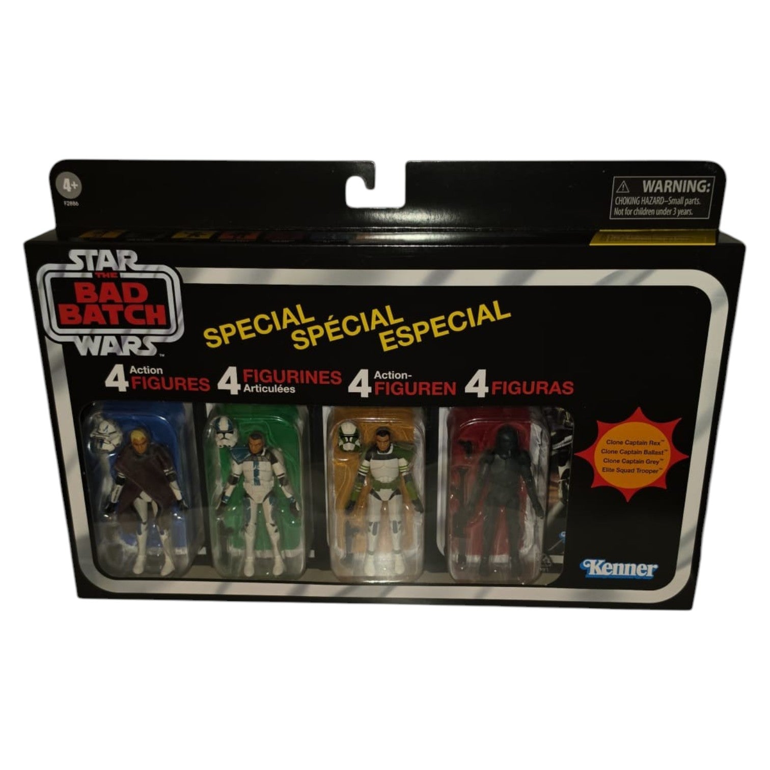 Star Wars Vintage Collection - The Bad Batch - Clone Captain 4er-Pack 2021
