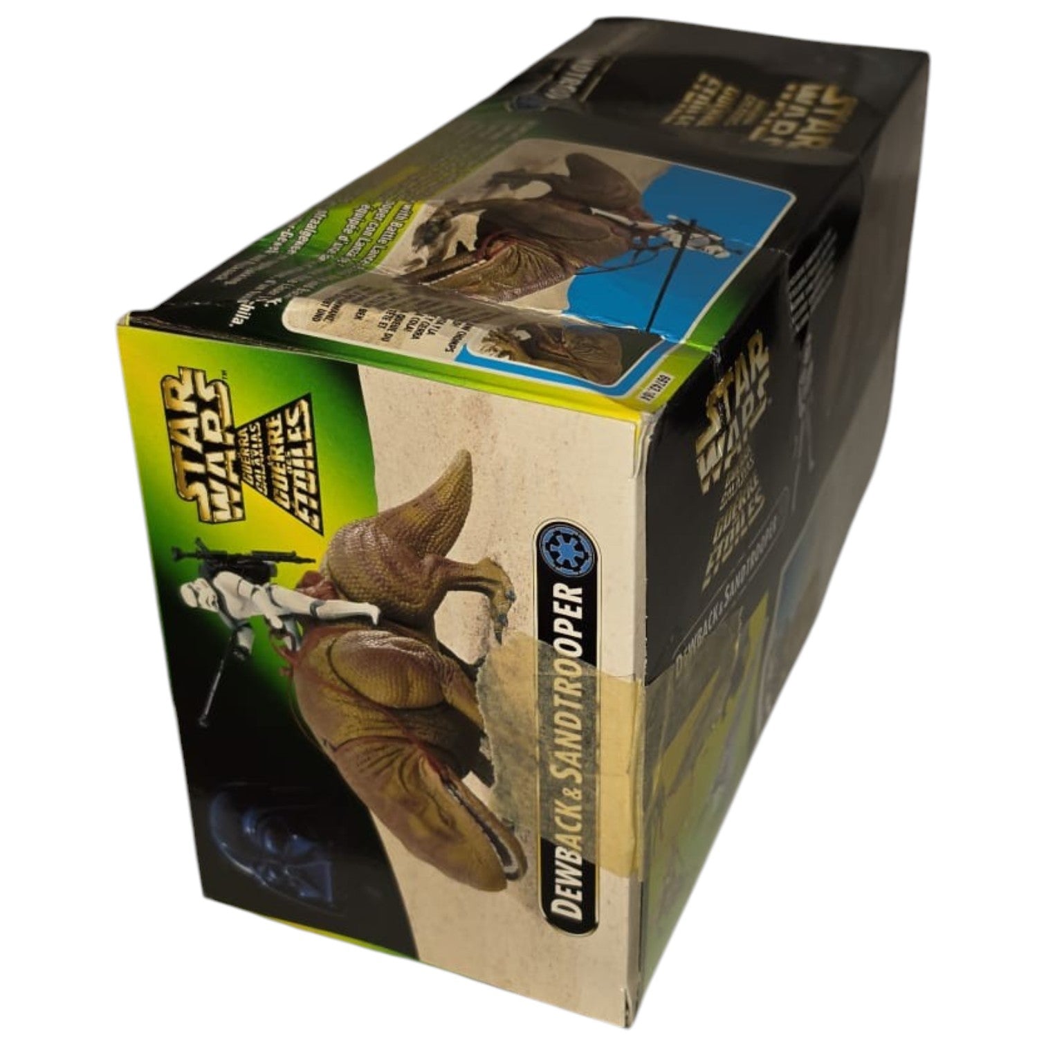 Star Wars - Power of the Force - Dewback & Sandtrooper 1997 (Verpackung zerdrückt)