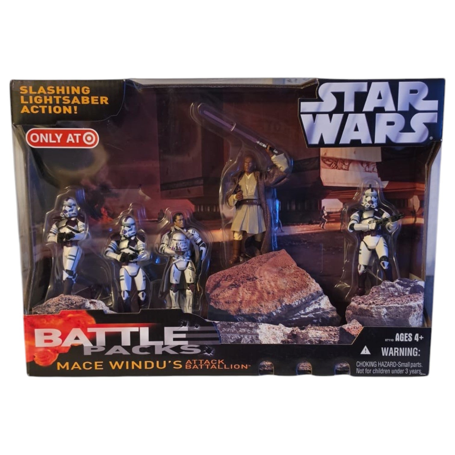 Star Wars - Battle Pack - Mace Windus Attack Battallion 2006