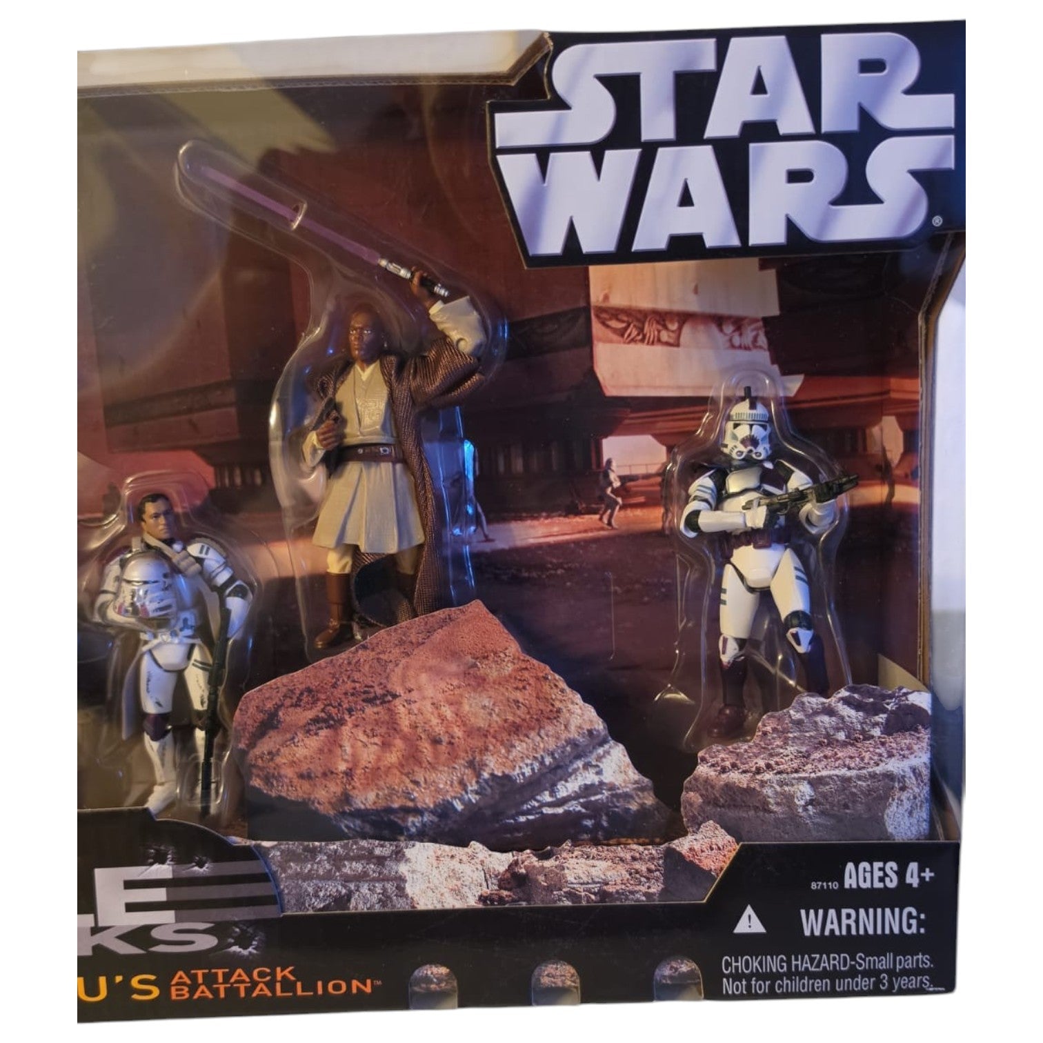 Star Wars - Battle Pack - Mace Windus Attack Battallion 2006