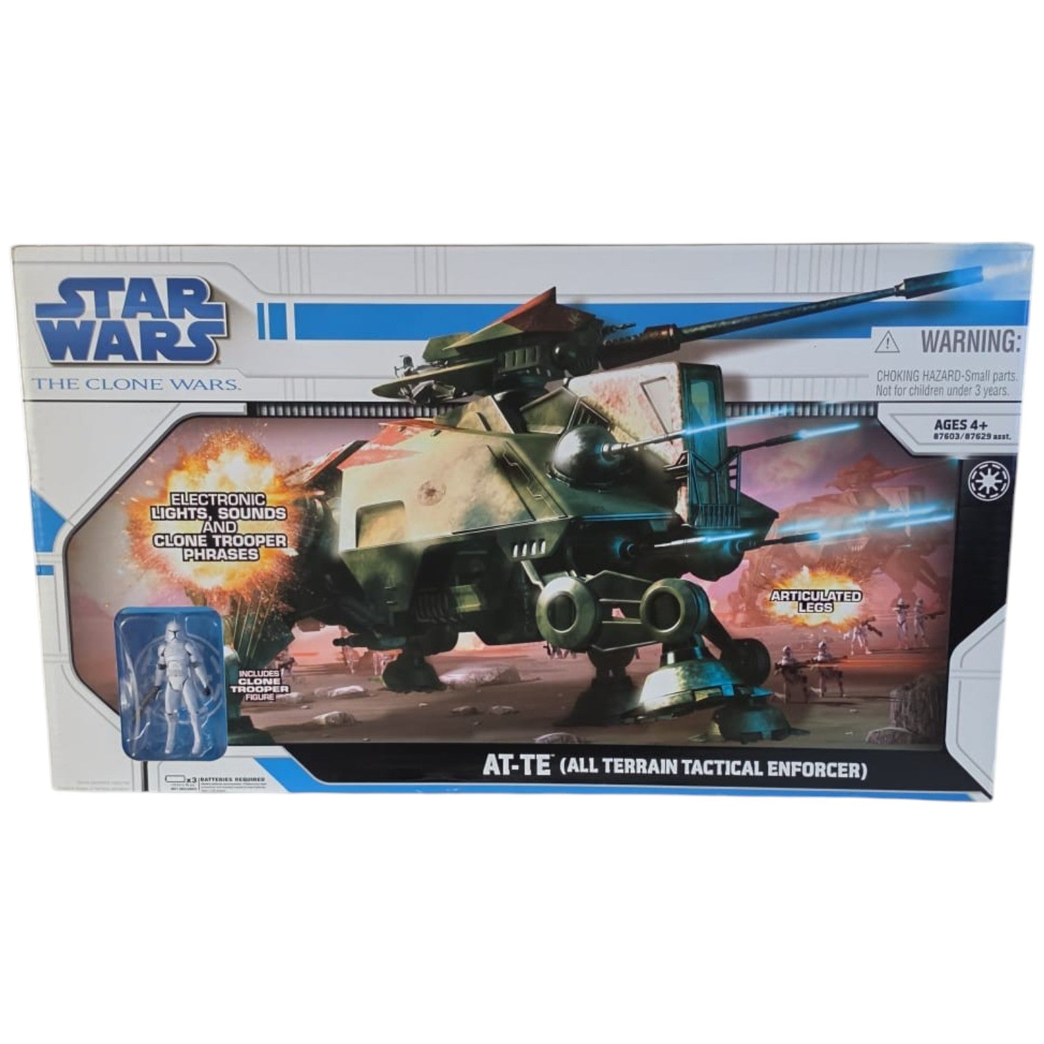 Star Wars - The Clone Wars - AT-TE (All Terrain Tactical Enforcer) 2008 (Verpackung leicht beschädigt)