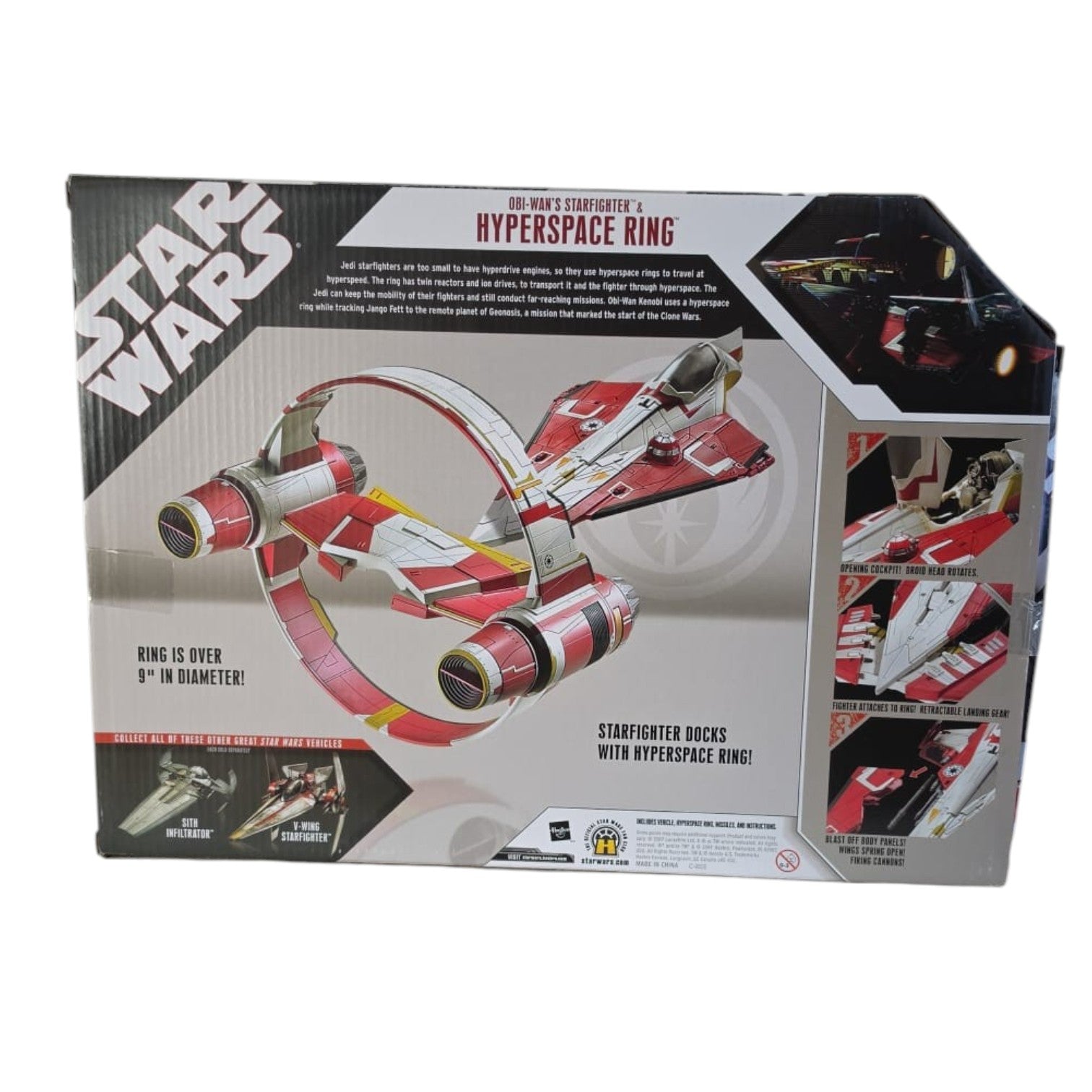 Star Wars - 30th Anniversary Collection - Obi-Wan Kenobis Jedi Starfighter mit Hyperraum-Ring 2007