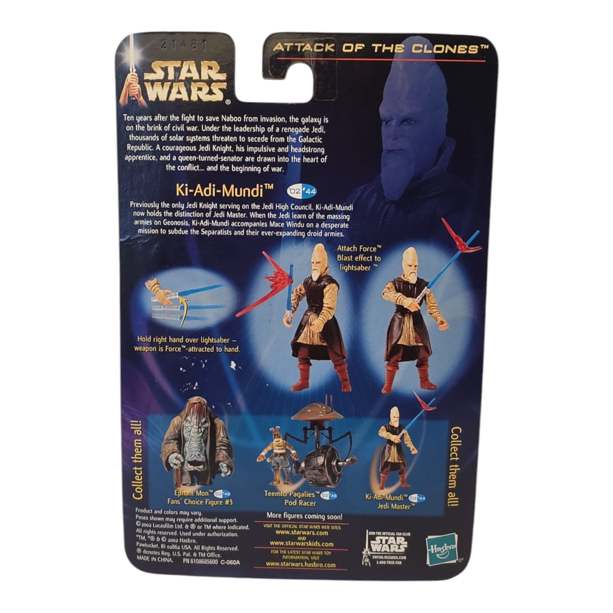 Star Wars - Saga Series - Collection 2 - Attack of the Clones - Ki-Adi-Mundi 2002