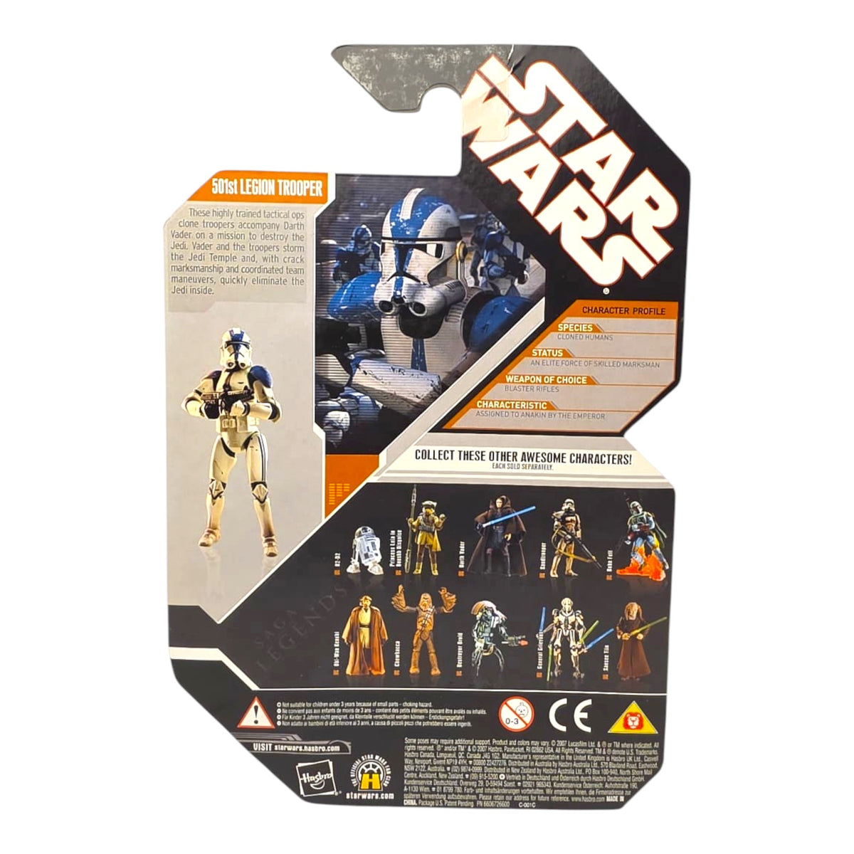 Star Wars - 30th Anniversary Collection - Saga Legends - 501st Legion Trooper 2007