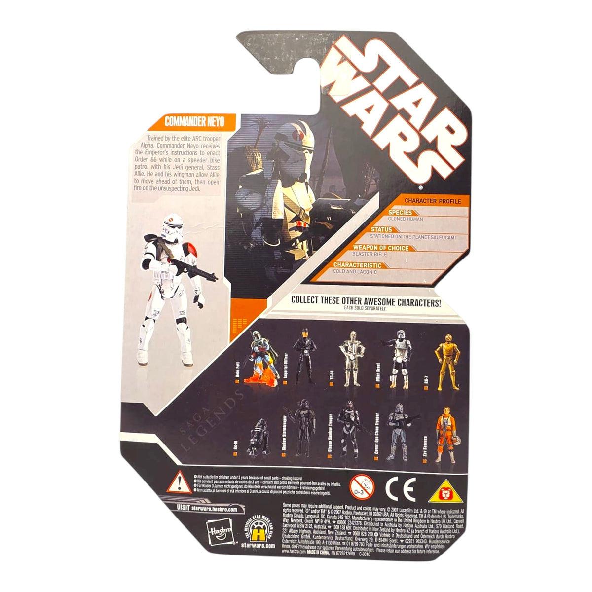Star Wars - 30th Anniversary Collection - Saga Legends - Commander Neyo 2007