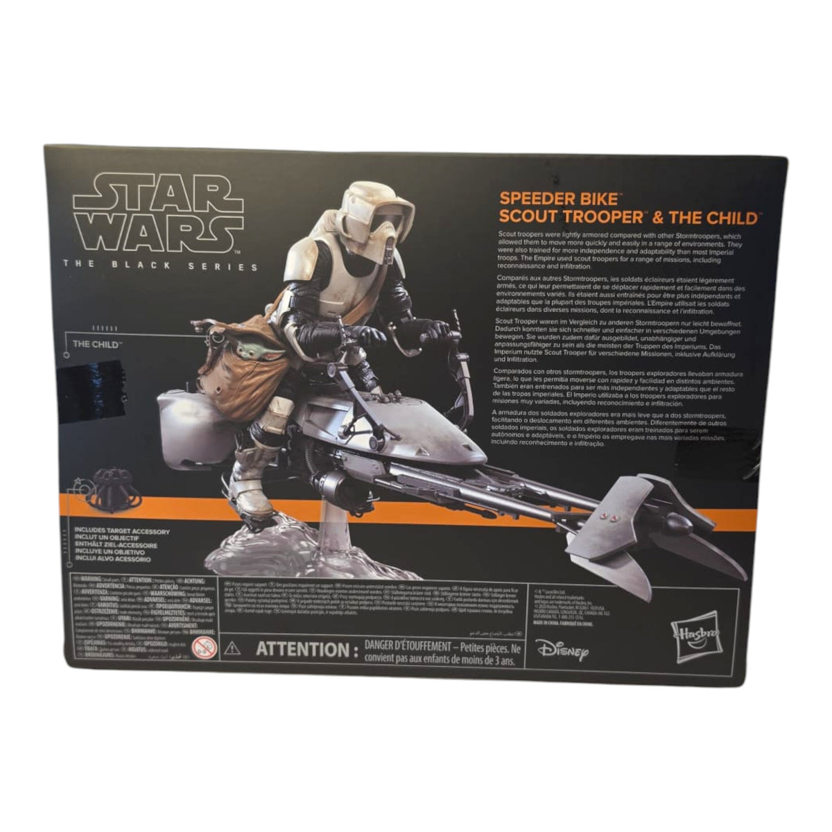 Star Wars Black Series - The Mandalorian - Speeder Bike Scout Trooper & The Child