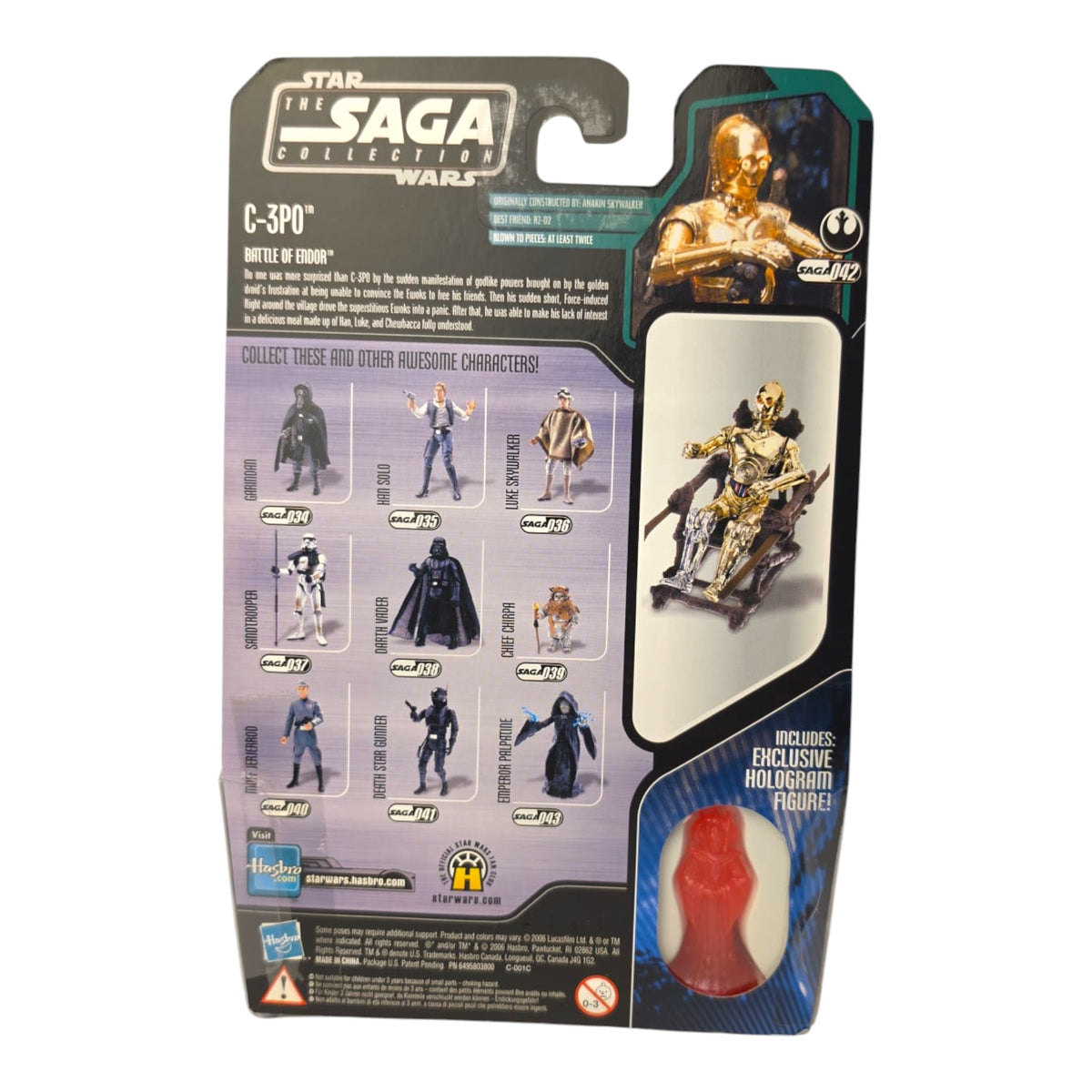 Star Wars - The Saga Collection #042 - C-3PO with Ewok Throne 2006