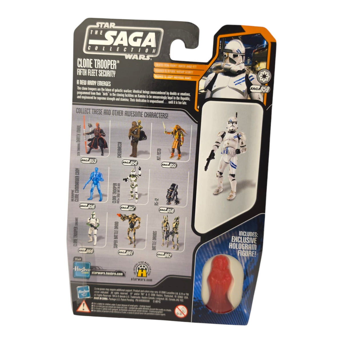Star Wars - The Saga Collection #059 - Clone Trooper Fifth Fleet Security 2006
