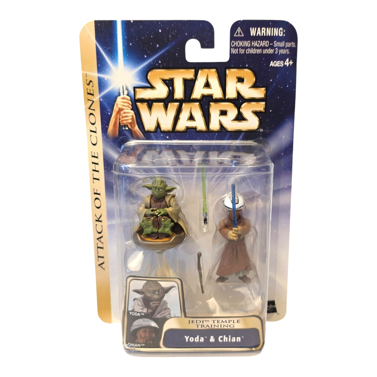 Star Wars - Saga Series - Attack of the Clones - Yoda & Chian 2003