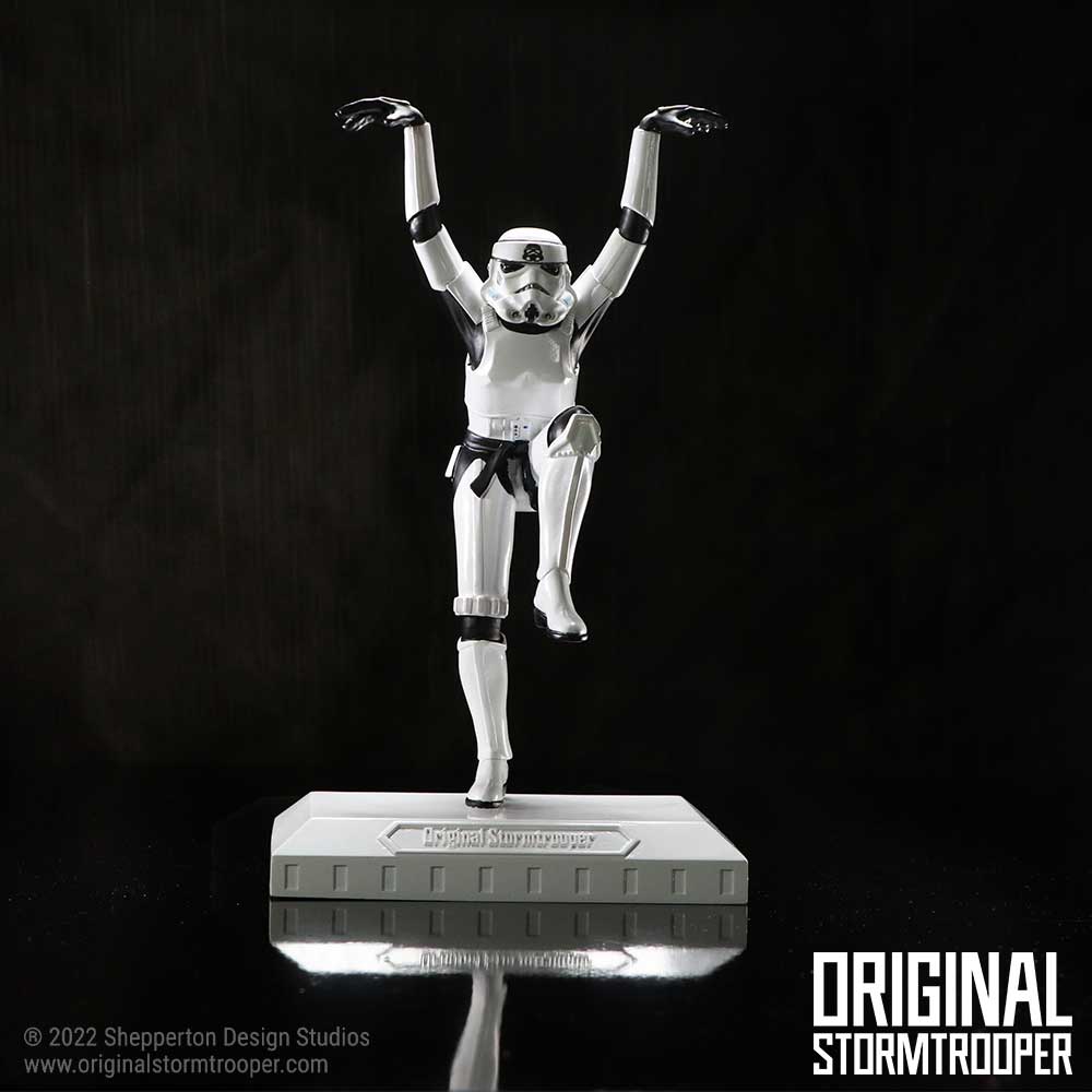 Original Stormtrooper Figur Crane Kick Stormtrooper 20 cm