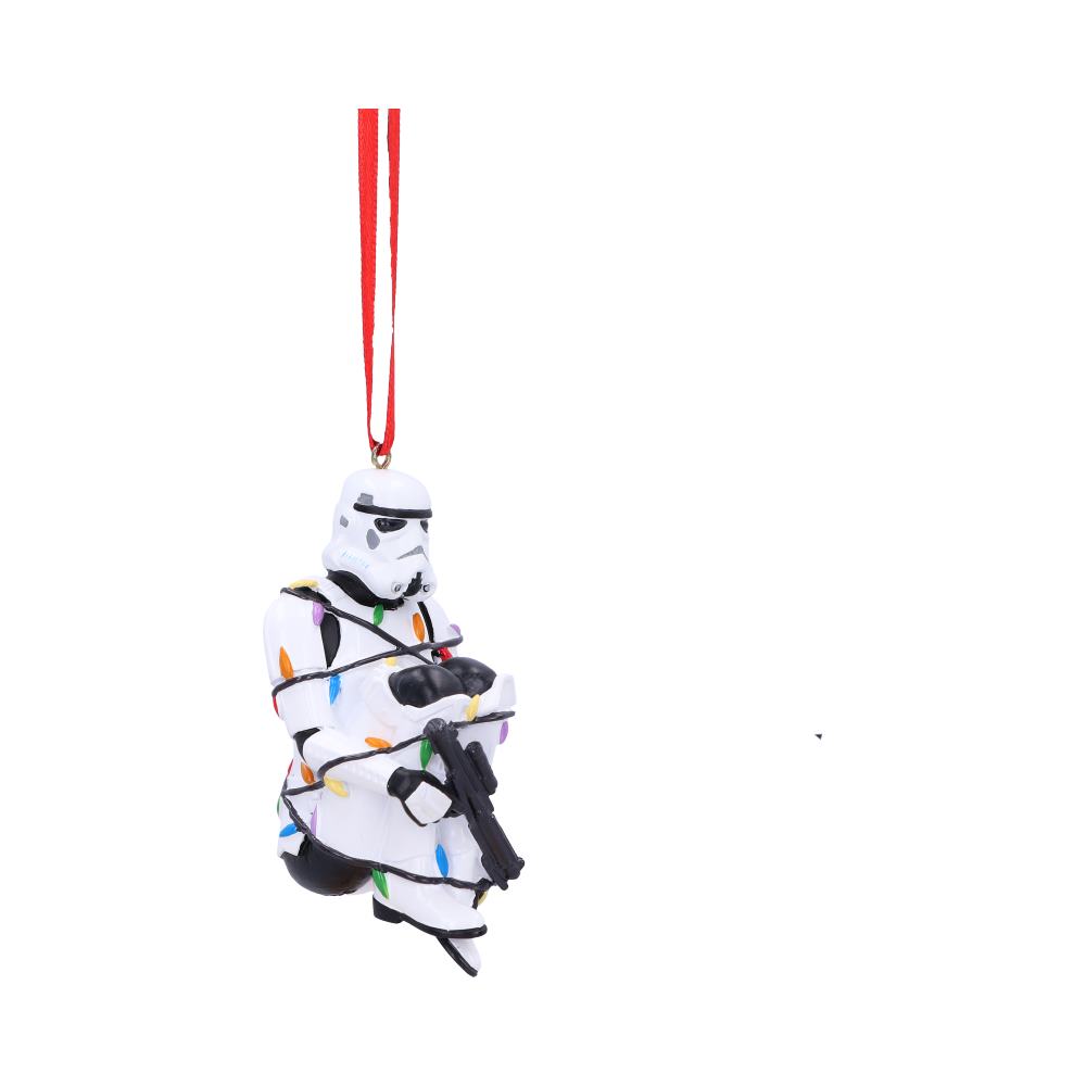 Stormtrooper in Lichterkette, hängender Ornament, 9 cm