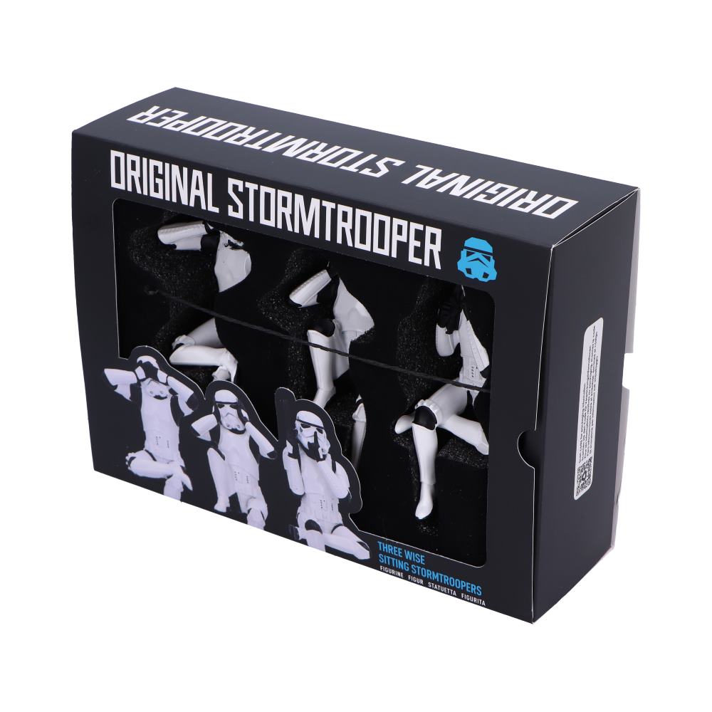 Star Wars - Stormtrooper Figuren Three Wise Sitting Stormtroopers 11 cm