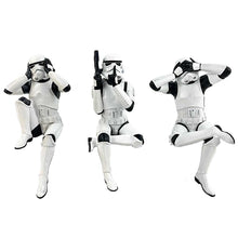 Stormtrooper Figuren Three Wise Sitting Stormtroopers 11 cm