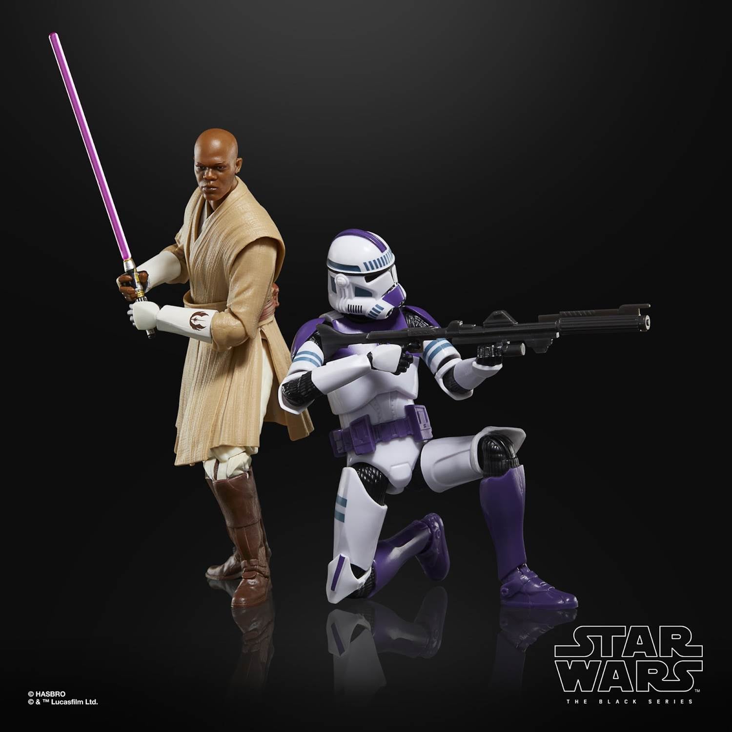 Star Wars Black Series - Clones of the Republic - Mace Windu & 187th Legion Clone Trooper