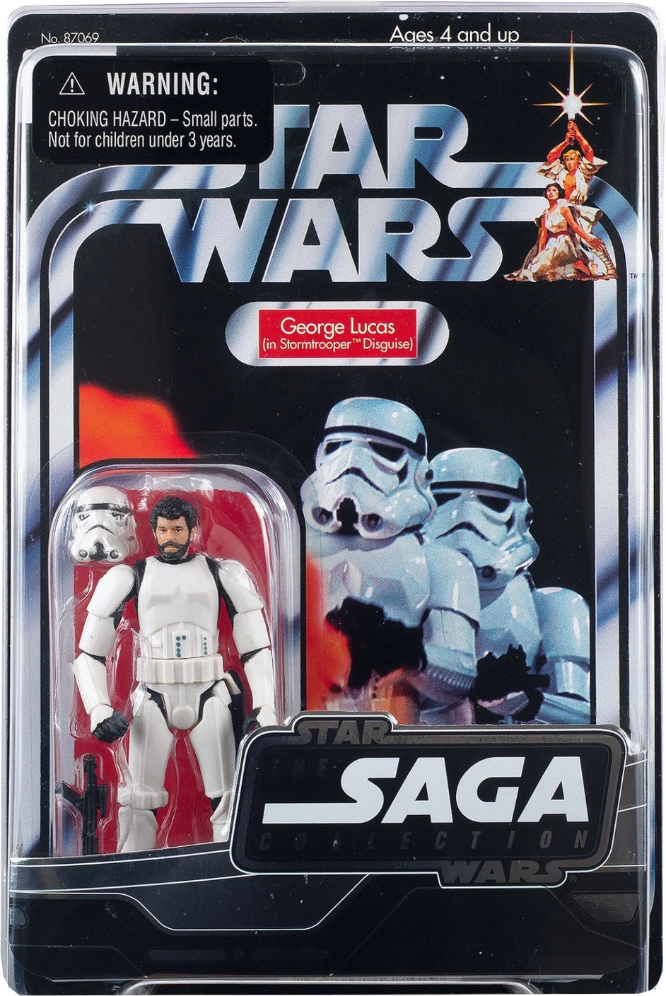 Star Wars The Saga Collection - Georg Lucas (Stormtrooper Disguise) 2006 im Orig. Mailer