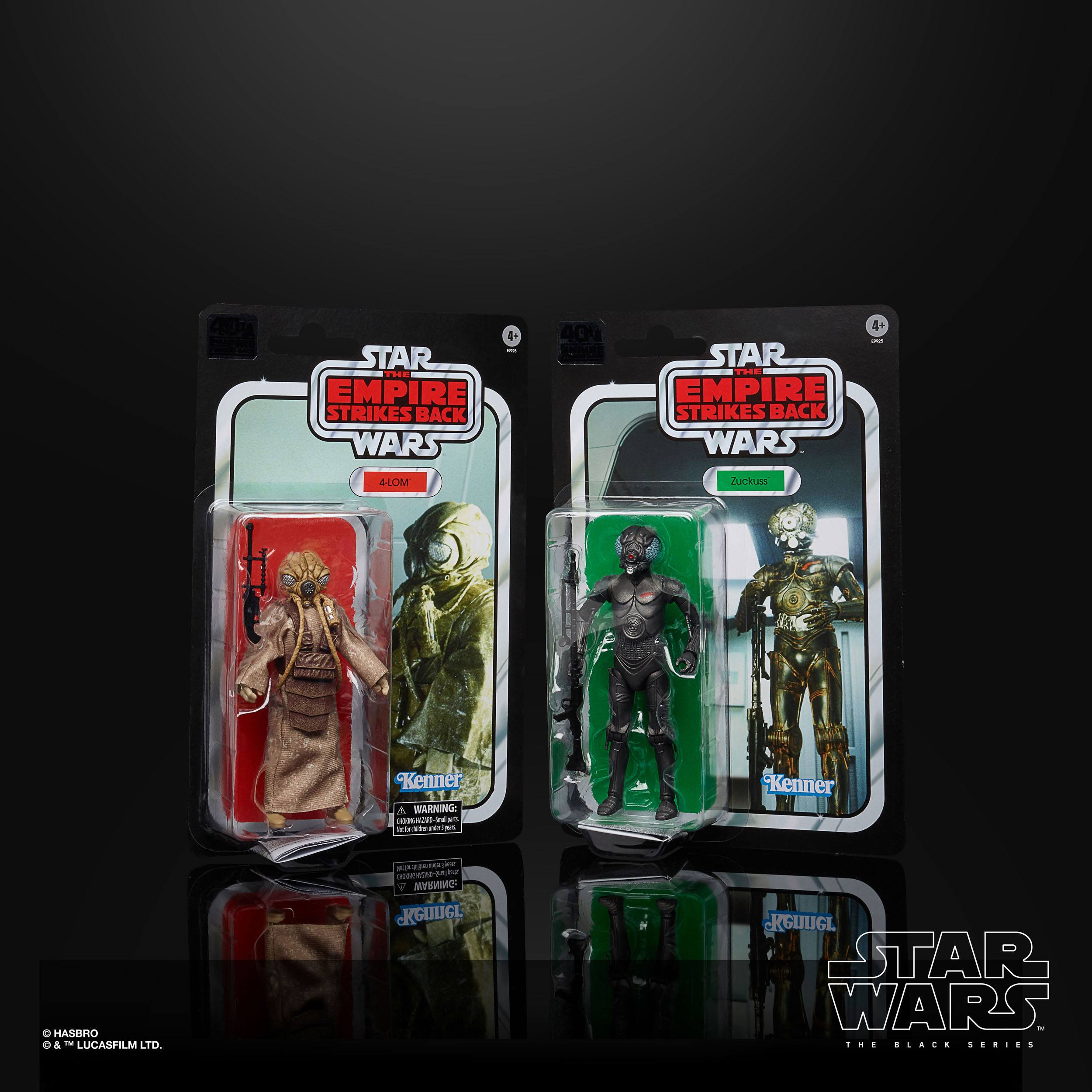 Star Wars Black Series - 40th Anniversary - Bounty Hunters  4-Lom / Zuckuss
