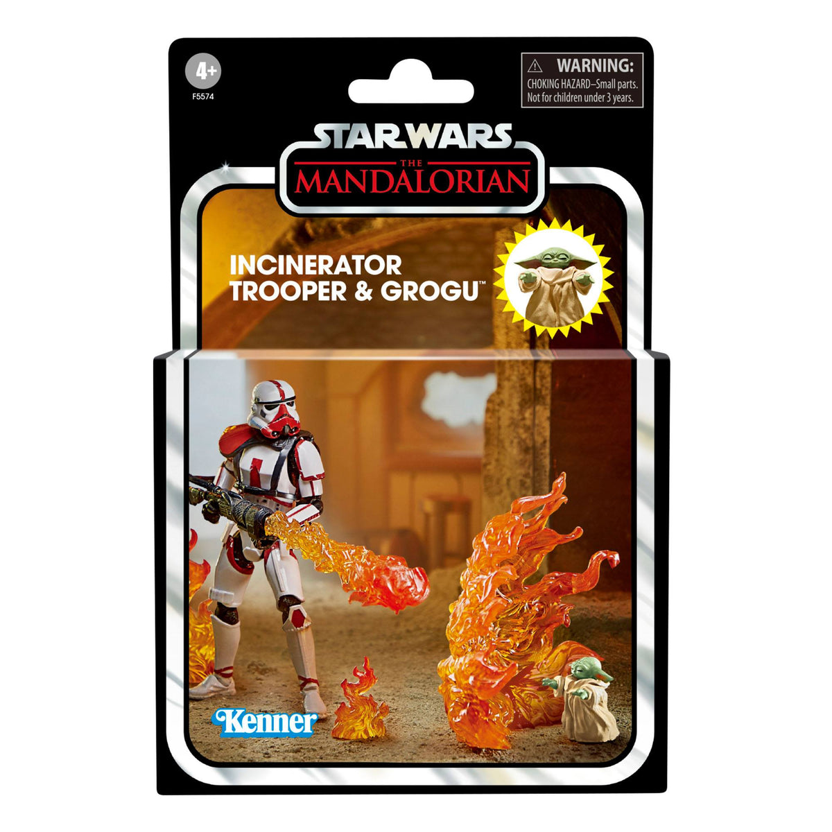Star Wars Vintage Collection - Deluxe Incinerator Trooper & Grogu (The Mandalorian)