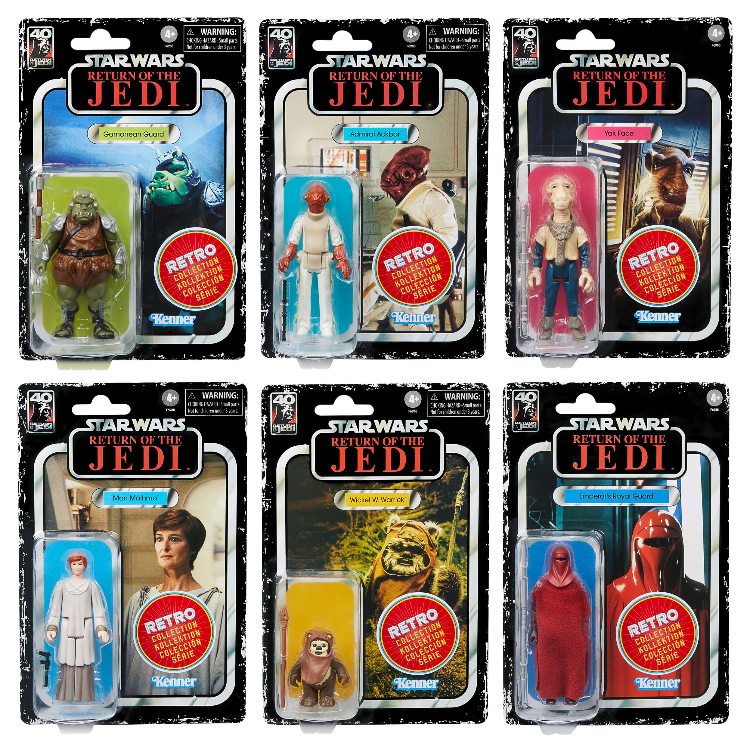 Star Wars Retro Collection - Return of the Jedi - 6er-Pack