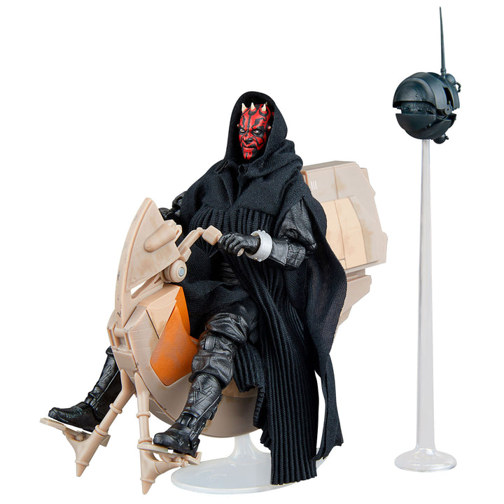 Star Wars Episode I Black Series Fahrzeug mit Actionfigur Darth Maul & Sith Speeder 25th Anniversary