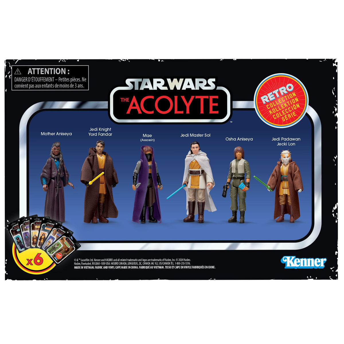 Star Wars: Acolyte Retro Collection Actionfiguren 6er-Pack 10 cm
